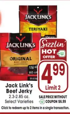 Jewel-Osco Jack Link's Beef Jerky offer