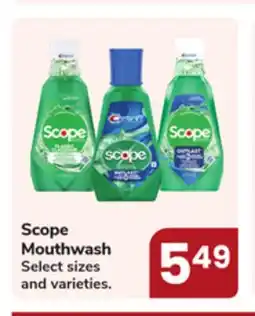 Jewel-Osco Scope Mouthwash offer