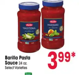 Jewel-Osco Barilla Pasta Sauce offer