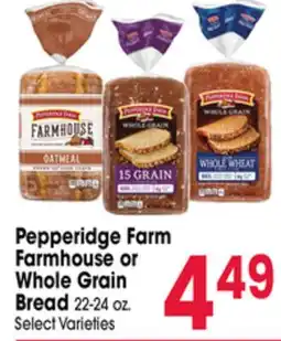 Jewel-Osco Pepperidge Farm Farmhouse or Whole Grain Bread offer