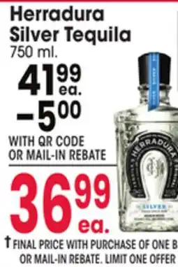Jewel-Osco Herradura Silver Tequila offer