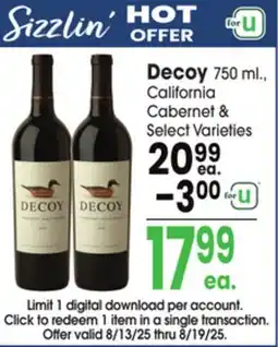 Jewel-Osco Decoy offer