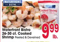 Jewel-Osco Waterfront Bistro 26-30 ct. Cooked Shrimp offer