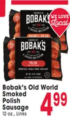 Jewel-Osco Bobak's Old World Smoked Polish Sausage offer
