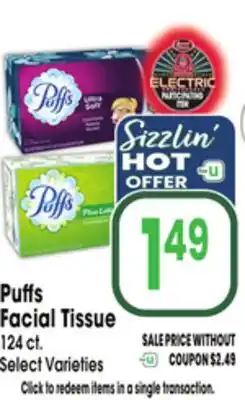 Jewel-Osco Puffs Facial Tissue offer