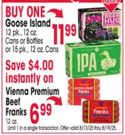 Jewel-Osco Goose Island offer