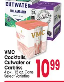 Jewel-Osco VMC Cocktails, Cutwater or Carbliss offer