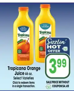 Jewel-Osco Tropicana Orange Juice offer