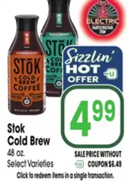 Jewel-Osco Stok Cold Brew offer