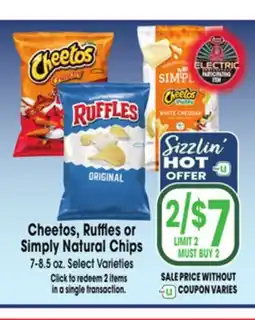 Jewel-Osco Cheetos, Ruffles or Simply Natural Chips offer