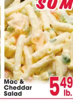 Jewel-Osco Mac & Cheddar Salad offer