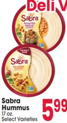 Jewel-Osco Sabra Hummus offer