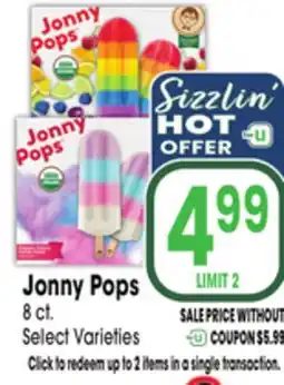 Jewel-Osco Jonny Pops offer