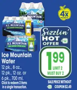 Jewel-Osco Ice Mountain Water offer