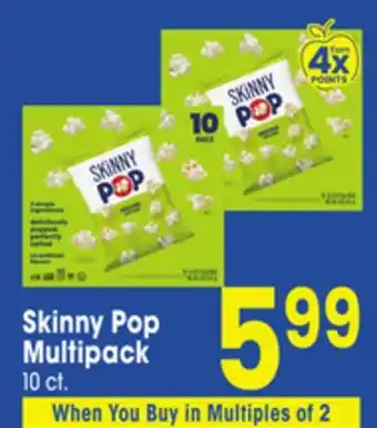 Jewel-Osco Skinny Pop Multipack offer