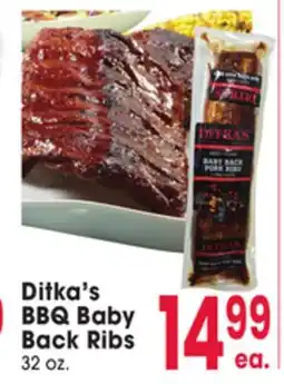 Jewel-Osco Ditka's BBQ Baby Back Ribs offer