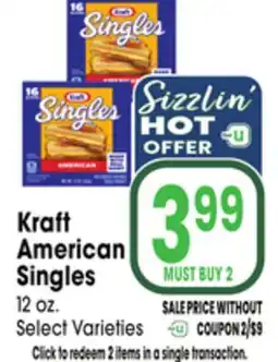 Jewel-Osco Kraft American Singles offer