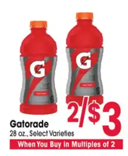 Jewel-Osco Gatorade offer