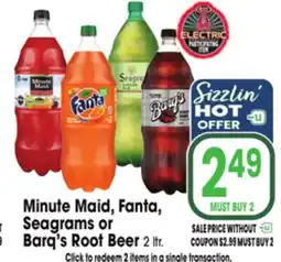 Jewel-Osco Minute Maid, Fanta, Seagrams or Barq's Root Beer offer