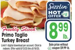 Jewel-Osco Primo Taglio Turkey Breast offer