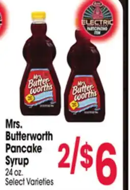 Jewel-Osco Mrs. Butterworth Pancake Syrup offer