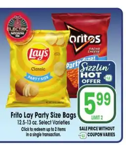 Jewel-Osco Frito Lay Party Size Bags offer