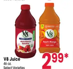 Jewel-Osco V8 Juice offer