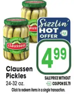 Jewel-Osco Claussen Pickles offer