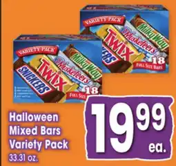 Jewel-Osco Halloween Mixed Bars Variety Pack offer
