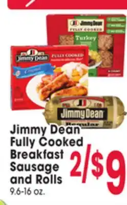 Jewel-Osco Jimmy Dean Fully Cooked Breakfast Sausage and Rolls offer