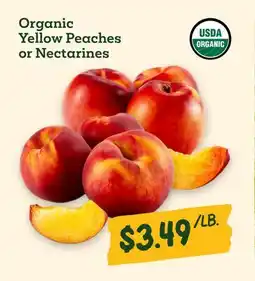 Sprouts Farmers Market Organic Yellow Peaches or Nectarines offer