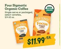 Sprouts Farmers Market Four Sigmatic Organic Coffee offer