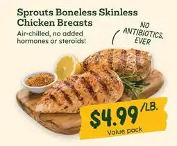 Sprouts Farmers Market Sprouts Boneless Skinless Chicken Breasts offer