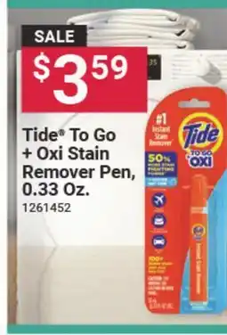 Ace Hardware Tide TO GO + Oxi Stain Remover Pen, 0.33 Oz offer