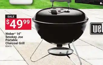 Ace Hardware Weber 14 Smokey Joe Portable Charcoal Grill offer