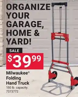 Ace Hardware Milwaukee Folding Hand Truck offer