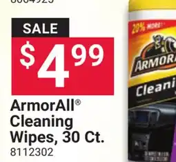 Ace Hardware ArmorAll Cleaning Wipes, 30 Ct offer