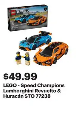 Best Buy LEGO - Speed Champions Lamborghini Revuelto & Huracán STO 77238 offer