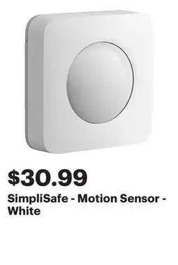 Best Buy SimpliSafe - Motion Sensor - White offer