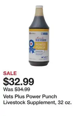 Tractor Supply Company Vets Plus Power Punch Livestock Supplement, 32 oz offer