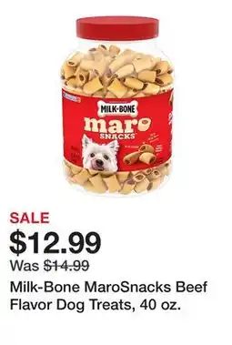 Tractor Supply Company Milk-Bone MaroSnacks Beef Flavor Dog Treats, 40 oz offer