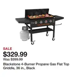 Tractor Supply Company Blackstone 4-Burner Propane Gas Flat Top Griddle, 36 in., Black offer