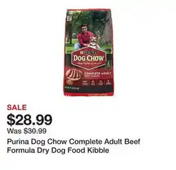 Tractor Supply Company Purina Dog Chow Complete Adult Beef Formula Dry Dog Food Kibble offer