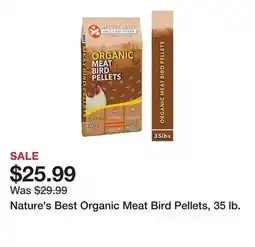 Tractor Supply Company Nature's Best Organic Meat Bird Pellets, 35 lb offer