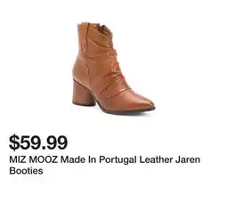 Marshalls MIZ MOOZ Made In Portugal Leather Jaren Booties offer