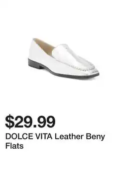 Marshalls DOLCE VITA Leather Beny Flats offer