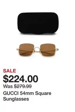 Marshalls GUCCI 54mm Square Sunglasses offer