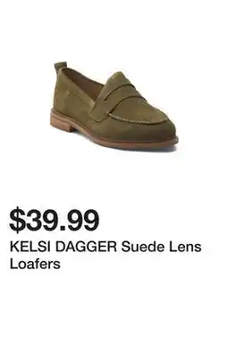 Marshalls KELSI DAGGER Suede Lens Loafers offer