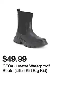 Marshalls GEOX Junette Waterproof Boots (Little Kid Big Kid) offer