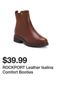 Marshalls ROCKPORT Leather Isalina Comfort Booties offer